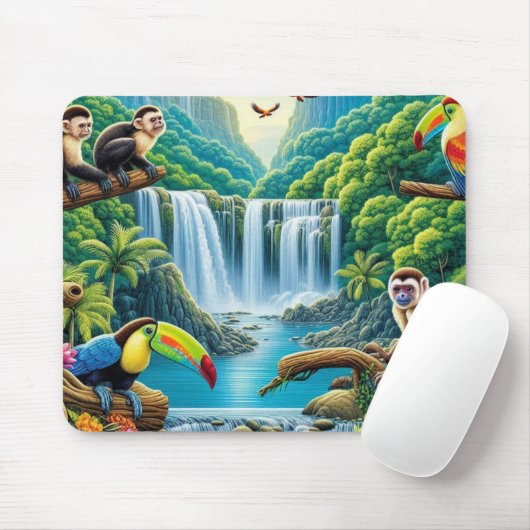 Tropischer Regenwald Mousepad (Mit Mouse)