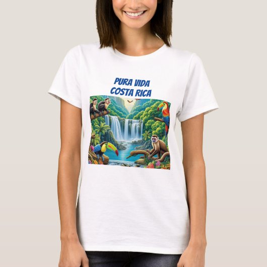Tropischer Regenwald T-Shirt (Vorderseite)