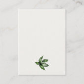 Tropischer Regenwald Toucan Display Kinderdusche Begleitkarte (Rückseite)