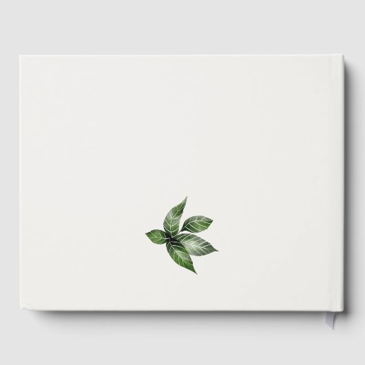 Tropischer Regenwald Toucan Fauna Baby Dusche Gästebuch (Rückseite)