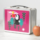 Tropischer Regenwald Toucan Metall Brotdose (Beispiel)