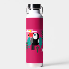 Tropischer Regenwald Toucan Trinkflasche