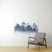 Tropischer Regenwald, unangenehme Silhouette, Thai Wandteppich (Beispiel)