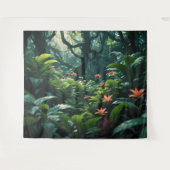 Tropischer Regenwald Wandteppich (Vorderseite (Horizontal))
