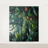 Tropischer Regenwald Wandteppich (Vorderseite)