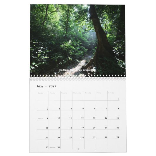 Tropischer Regenwaldkalender Kalender (Mai 2027)