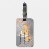 Tropischer Rifffisch - Clownfisch Gepäckanhänger (Rückseite vertikal)