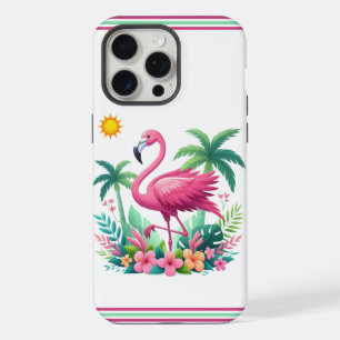 Tropischer/rosa Flamingo aus Florida iPhone 15 Pro Max Hülle