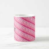 Tropischer Rosa-Flamingo-Kaffeebecher Kaffeetasse (Mittel)