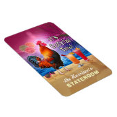 Tropischer Roster Cocktail Piazza della Riforma Magnet (Rechte Seite)