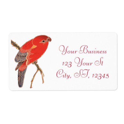 Tropischer Roter Papagei (Vorne)