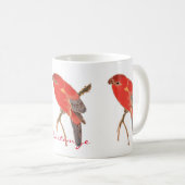 Tropischer Roter Papagei Thunder_Cove Classic Kaffeetasse (VorderseiteRechts)