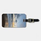 Tropischer Sand Strand Ozean das Abenteuer beginnt Gepäckanhänger (Vorderseite horizontal)