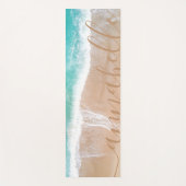 Tropischer Sandstrand Meeresmeditation personalisi Yogamatte (Vorderseite)