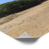 Tropischer Sandstrand Poster (Ecke)