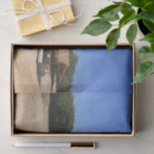 Tropischer Sandstrand Seidenpapier (Geschenk)