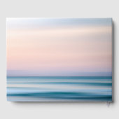 Tropischer Sandstrand und Hochzeiten von Muscheln Gästebuch (Rückseite)