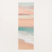 Tropischer Sandstrand Yogamatte (Rückseite)