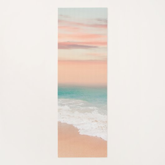 Tropischer Sandstrand Yogamatte (Rückseite)