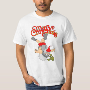 Tropischer Sankt-Weihnachtsthema-T - Shirt
