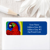 Tropischer Schatz: Abstraktes Parrot Artwork (Insitu)