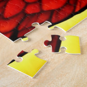 Tropischer Schatz: Abstraktes Parrot Artwork Puzzle (Seite)