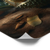 Tropischer Schatz: Durian frucht Poster (Ecke)