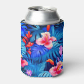 Tropischer Schimmer - Rosa Blau Lila, Dose gefärbt Dosenkühler (Kanne Vorderseite)