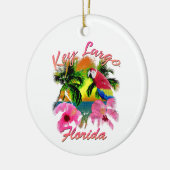 Tropischer Schlüssel Largo Florida Keys Keramik Ornament (Links)