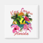 Tropischer Schlüssel Largo Florida Keys Magnet (Vorne)