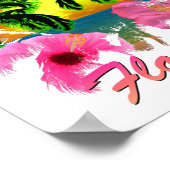 Tropischer Schlüssel Largo Florida Keys Poster (Ecke)