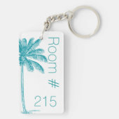 Tropischer Schlüsselanhänger (Rückseite)