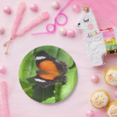 Tropischer Schmetterling Pappteller (Party)