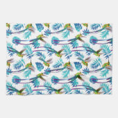 Tropischer Schwanz Hummingbirds Geschirrtuch (Horizontal)