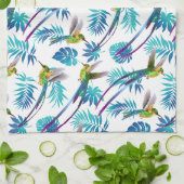 Tropischer Schwanz Hummingbirds Geschirrtuch (Gefaltet)