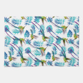 Tropischer Schwanz Hummingbirds Geschirrtuch (Horizontal)