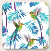 Tropischer Schwanz Hummingbirds Getränkeuntersetzer (Vorderseite)