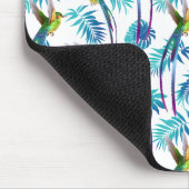 Tropischer Schwanz Hummingbirds Mousepad (Ecke)