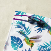 Tropischer Schwanz Hummingbirds Strandtuch (Beispiel)