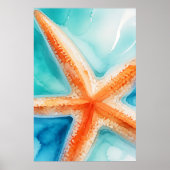 Tropischer Seestern Poster (Vorne)