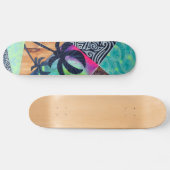 Tropischer Skate Skateboard (Horizontal)