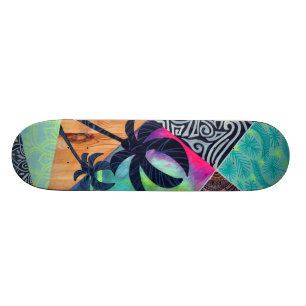 Tropischer Skate Skateboard
