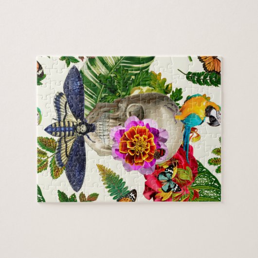 Tropischer Skull Puzzle (Horizontal)