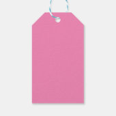 Tropischer Sommer 1. Flamingo Onederland Geburtsta Geschenkanhänger (Rückseite)