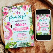 Tropischer Sommer 6. Geburtstag Einladung