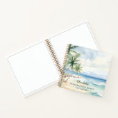 Tropischer Sommer am Strand Notizblock (Innenseite)