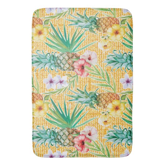 Tropischer Sommer Badematte (Vorderseite Vertikal)