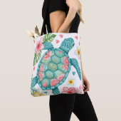 Tropischer Sommer der Sea Turtle Tasche (Von Nahem)