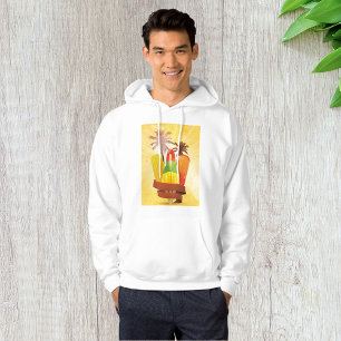 Tropischer Sommer-Eis am Stiel und Palmenbäume Hoodie