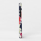 Tropischer Sommer | Farbenfrohe Blumenmuster Case-Mate iPhone Hülle (Hinten/Links)
